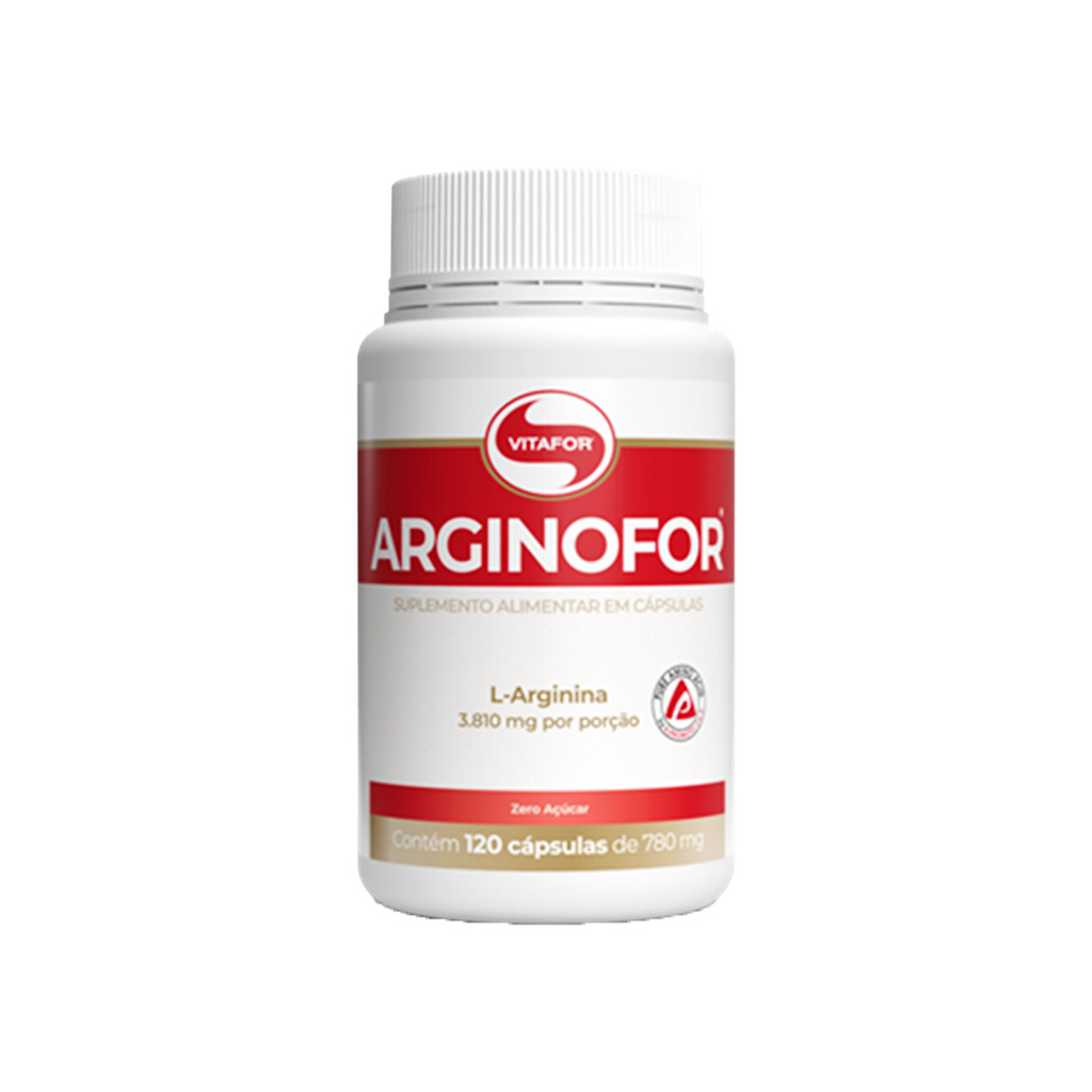 Suplemento Alimentar - Arginofor 120 Capsulas 780mg - Vitafor