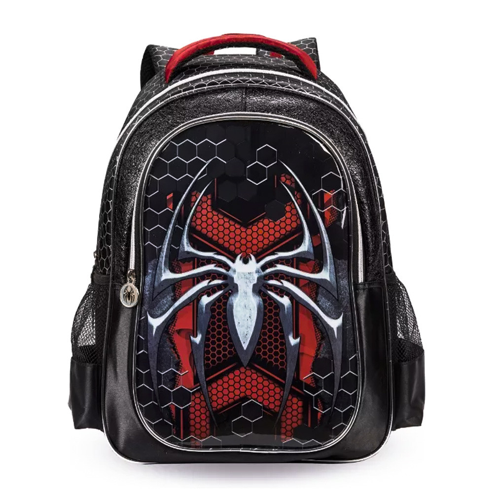 Mochila De Costas Escolar Infantil Silver Spider Estampado em Oferta na Shopee