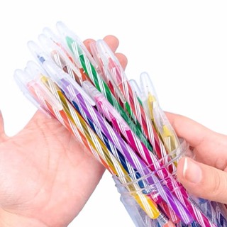 Kit Canetas Wow Espiral Ponta Fina 0,7mm Metálica Esferográfica Coloridas em Oferta na Shopee