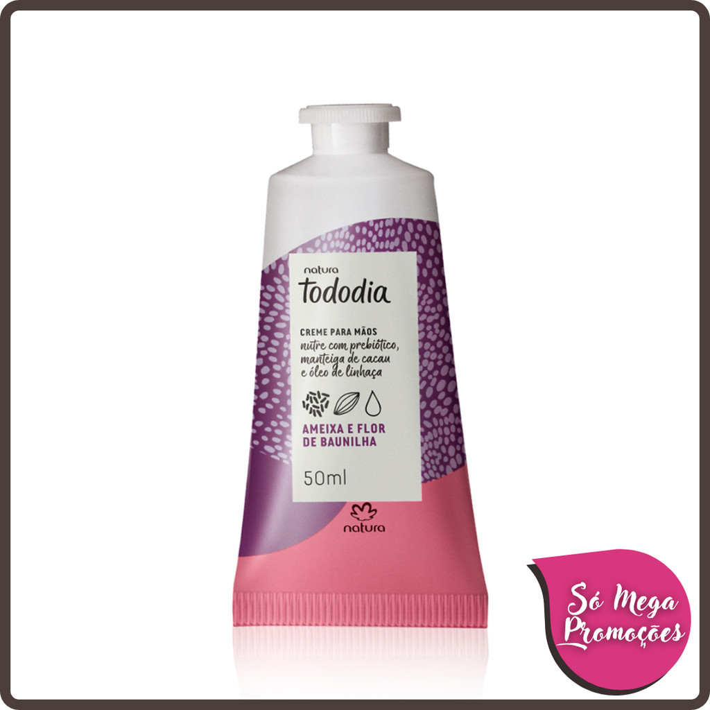 Creme Nutritivo para as Mãos Tododia Ameixa e Flor de Baunilha