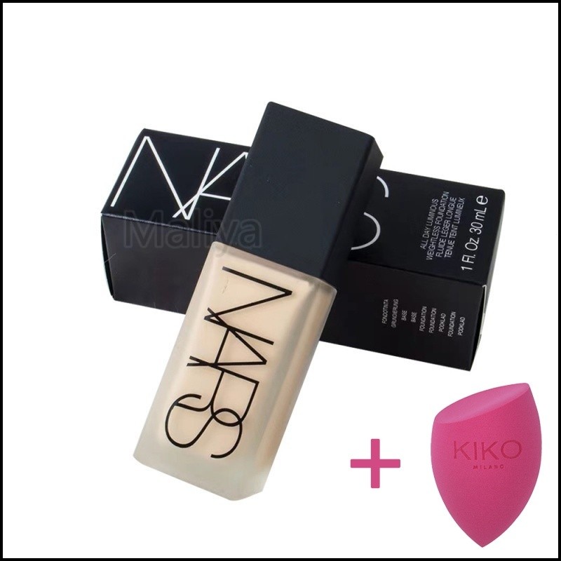 Base Líquida Nars 10ml com Corretivo Natural – Cobertura Leve e Duradoura