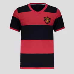 Camisa Retrô Sport Recife 1987 Vermelha e Preta