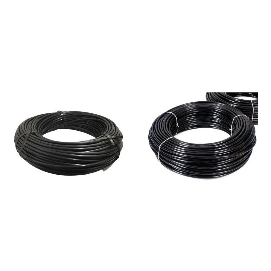 Mangueira Tubo Nylon S/trama Preto Tecalon 16x12mm- 5 Metro