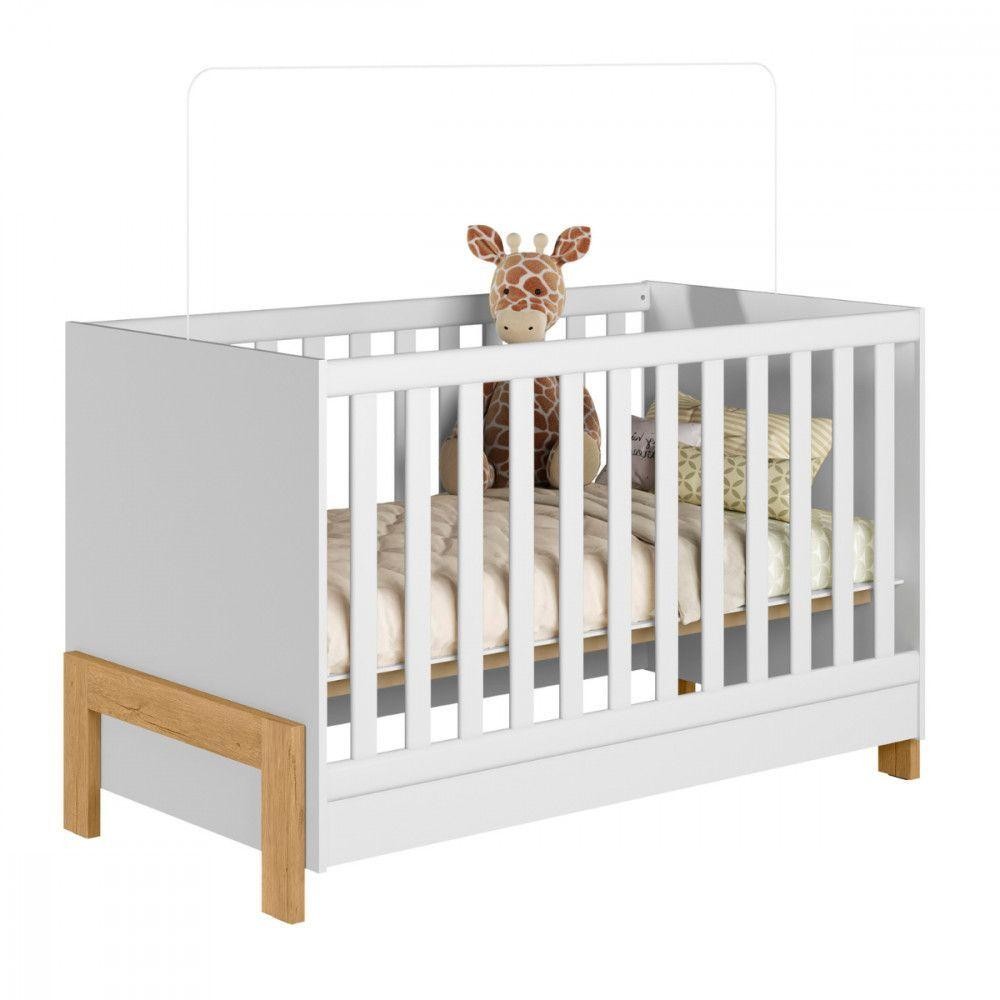 Berço Americano 2 Em 1 Mini Cama Fantasia Branco Qmovi Branco em Oferta na Shopee