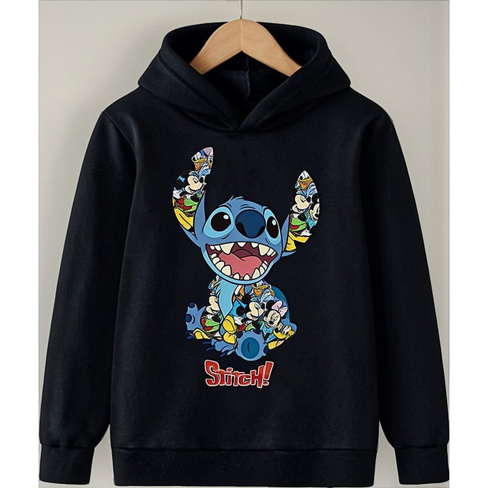 Blusa De Frio Moletom Canguru Casaco Lilo E Stitch Tenis