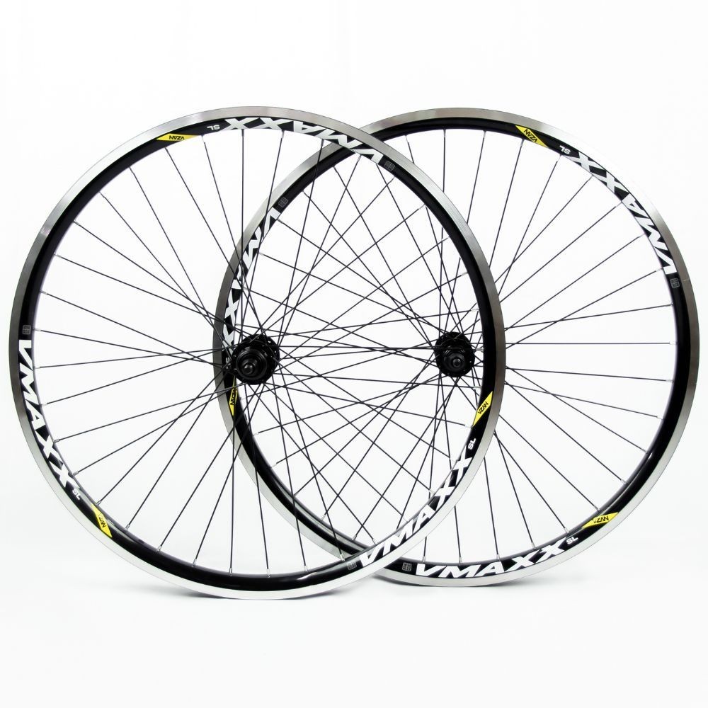 Par Roda Vzan Vmaxx Aro 26 DH ou SL V-Brake Cubo Rosca Esferado Montada 36F em Oferta na Shopee