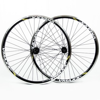 Par Roda Vzan Vmaxx Aro 26 DH ou SL V-Brake Cubo Rosca Esferado Montada 36F