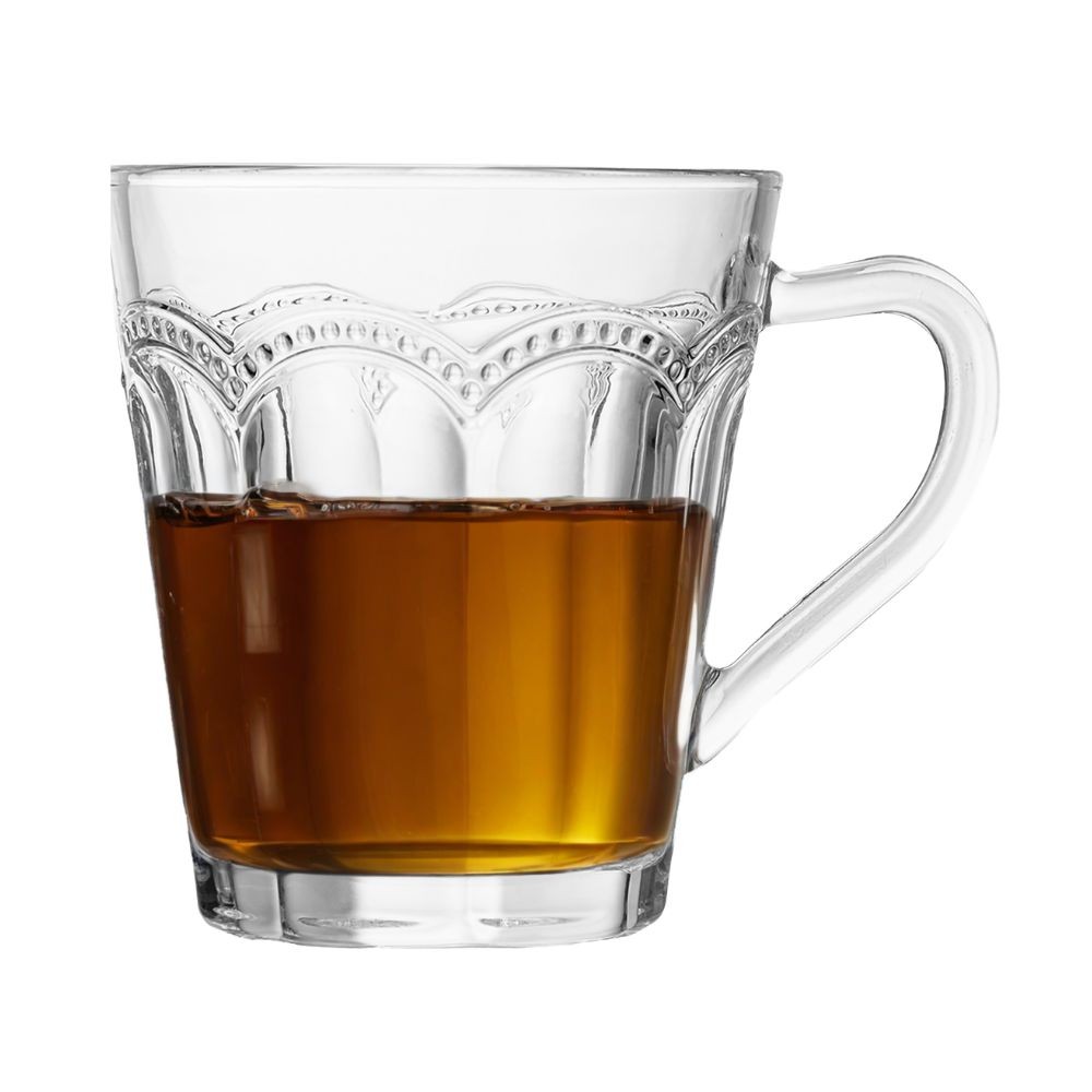Xícara de Chá Café Belle Epoque Vidro Resistente Transparente 180ml Lyor