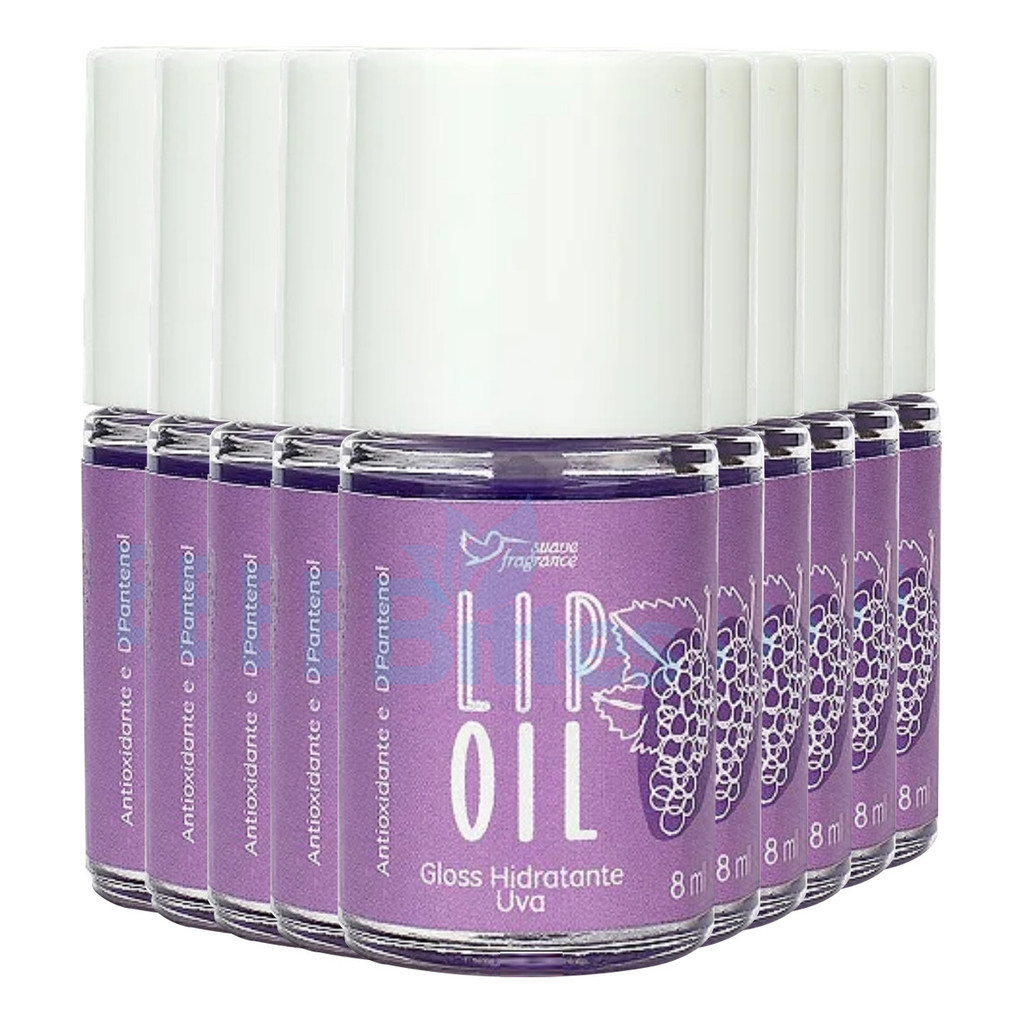 Gloss Hidratante Lip Oil Uva Suave Fragrance Hidratação