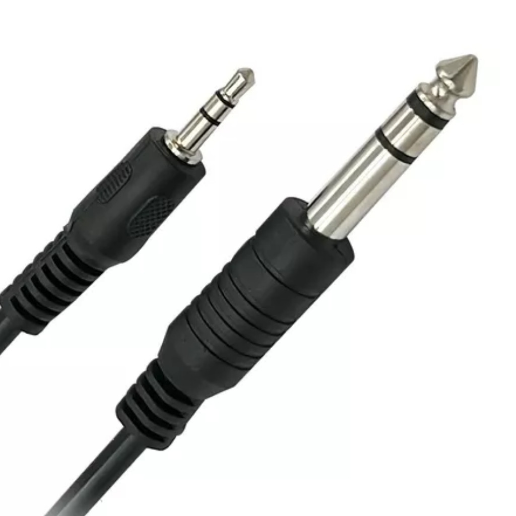 Cabo P2 P10 Estereo Profissional 1,5 3 e 5 Metros Premium