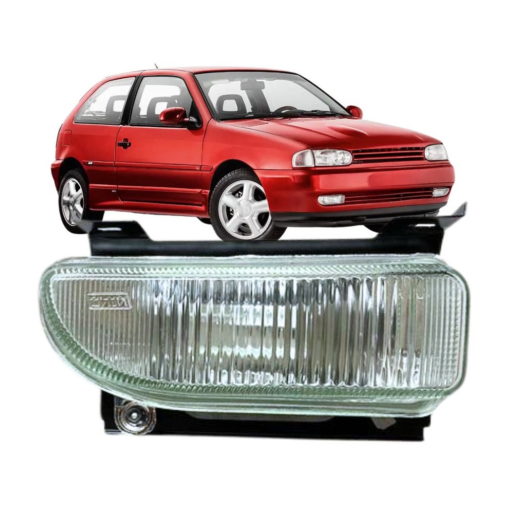 Farol Milha Auxiliar Para Vw Gol Saveiro 1995 a 1999 Parati 1997 a 1999 Lado Direito 337941057A