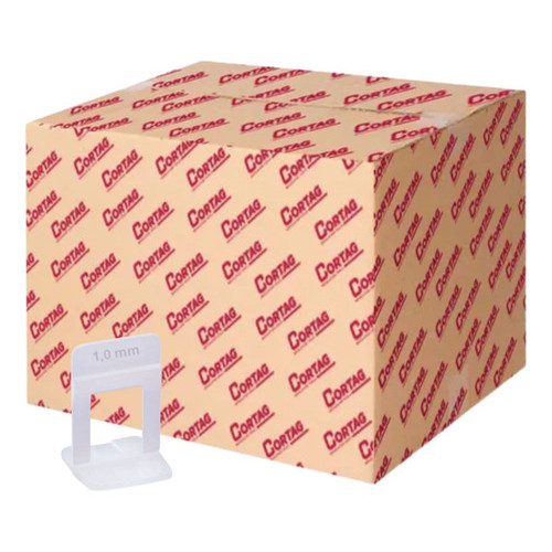 Caixa Com 1000 Niveladores Espaçadores Slim Piso Azulejo Porcelanato Cortag em Oferta na Shopee