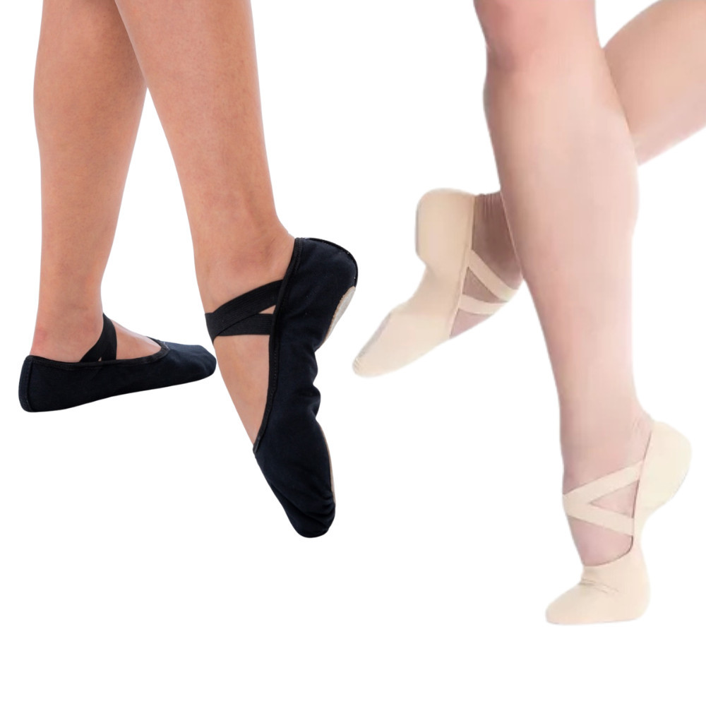 Sapatilha Sola Dividida Lona Ballet N 24 AO 43, Sapatilha de Ballet meia ponta, Sapatilha Ballet, N em Oferta na Shopee
