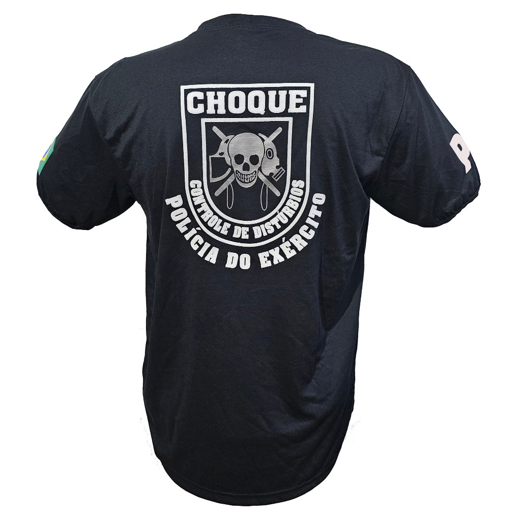 Camiseta Masculina Militar Policia do Exercito Coleção Choque Operações - Hyppe Outfit