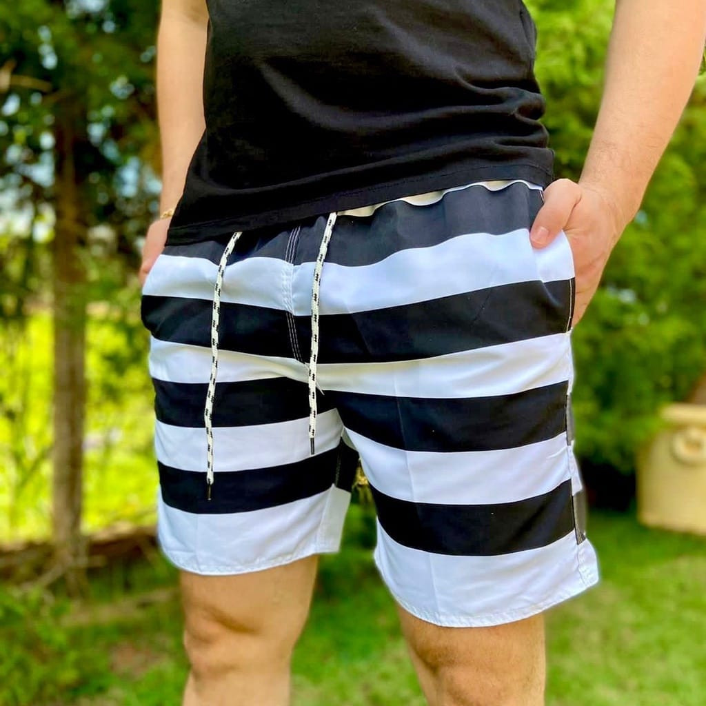 Short Bermuda PLUS SIZE Masculino Tactel Grosso Moda Praia Verão Qualidade Premium | Envio Imediato em Oferta na Shopee