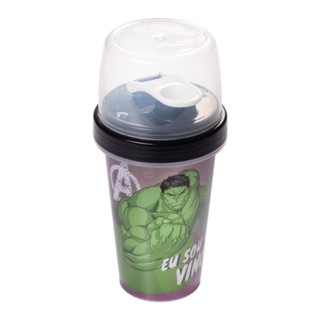 Mini Shakeira Hulk 320 ml Garrafa Lancheira Plasútil em Oferta na Shopee