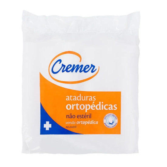 Atadura Ortopédica Algodão 12 unidades 15cm x 1,8M Cremer em Oferta na Shopee