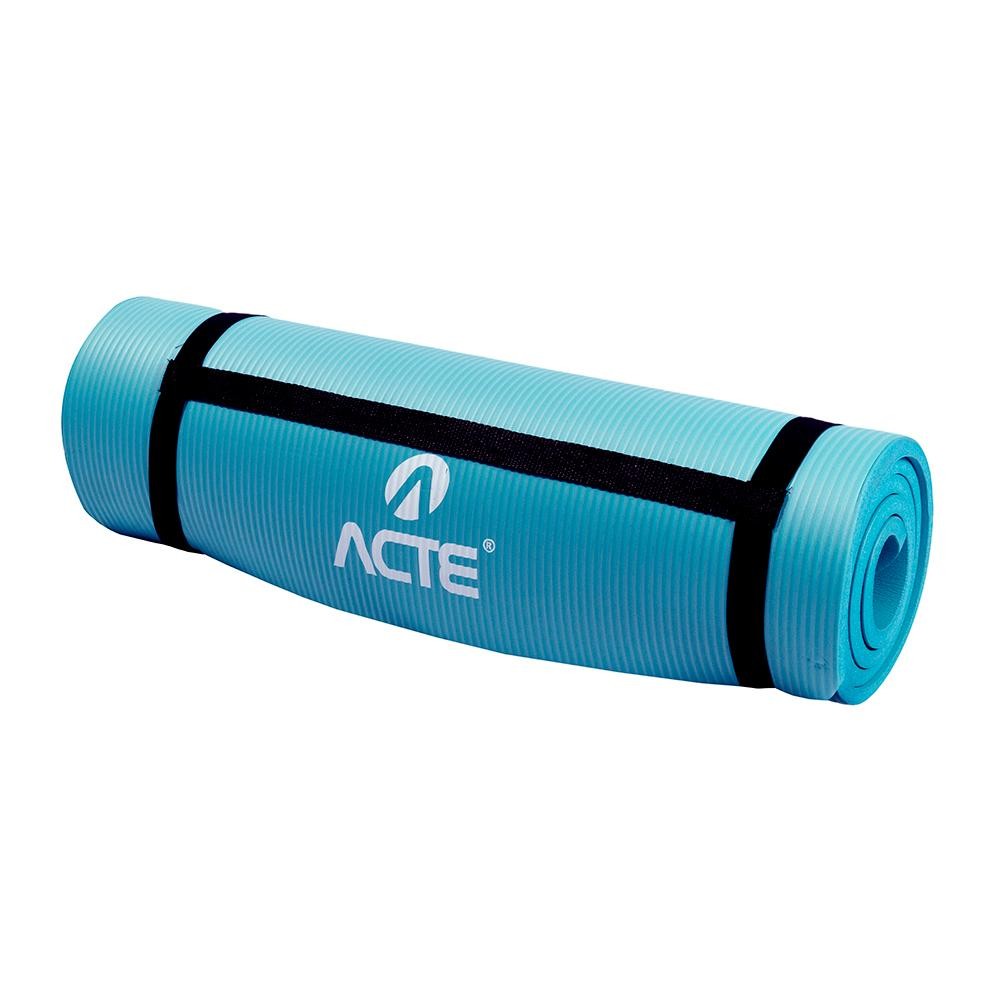 Tapete Comfort de Yoga Macio,1,2cm de Espessura, 1,80m de Comprimento, Verde, T54, Acte Sports - Sports & Outdoors