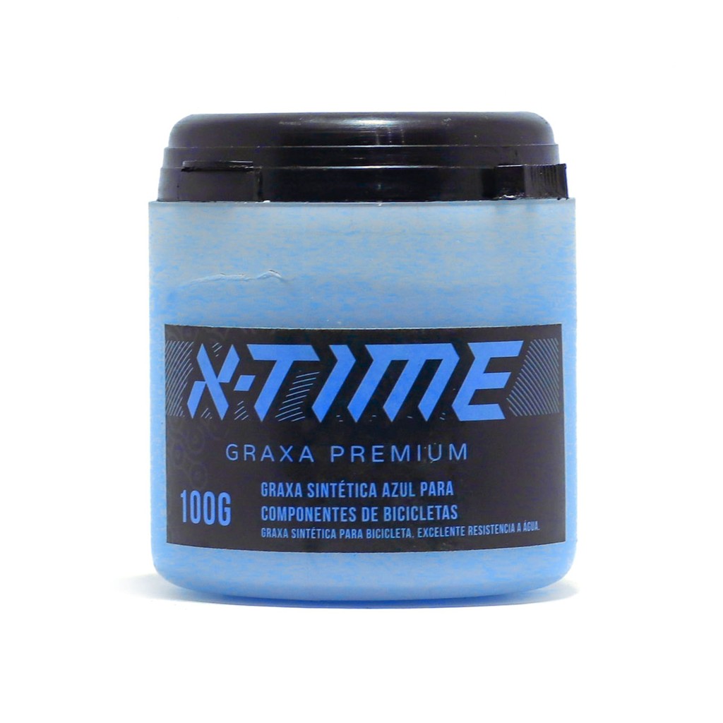 Graxa Lubrificante Sintética Bicicleta Premium XTime Azul 100g