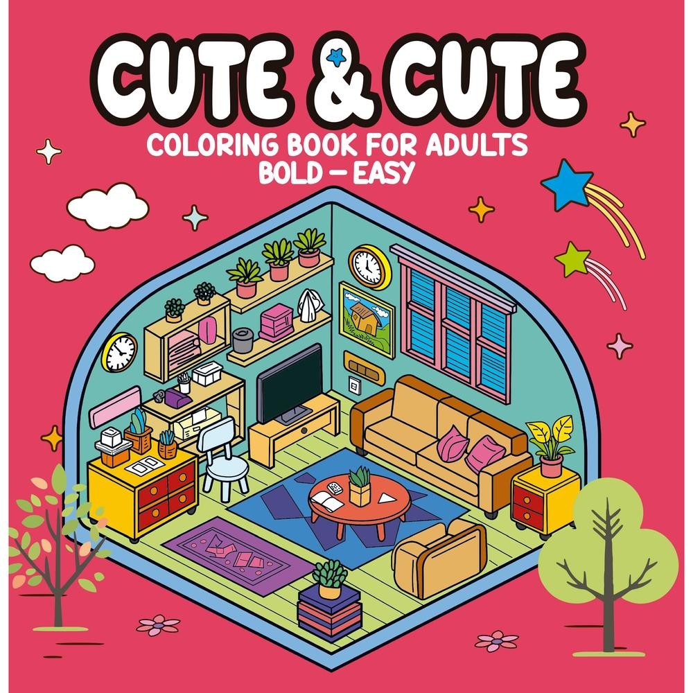 Cute & Cute - Coloring Book for Adults