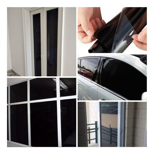 Insulfim Fumê 1,00x5,00m G5 G20 G35 Automotivo Residencial
