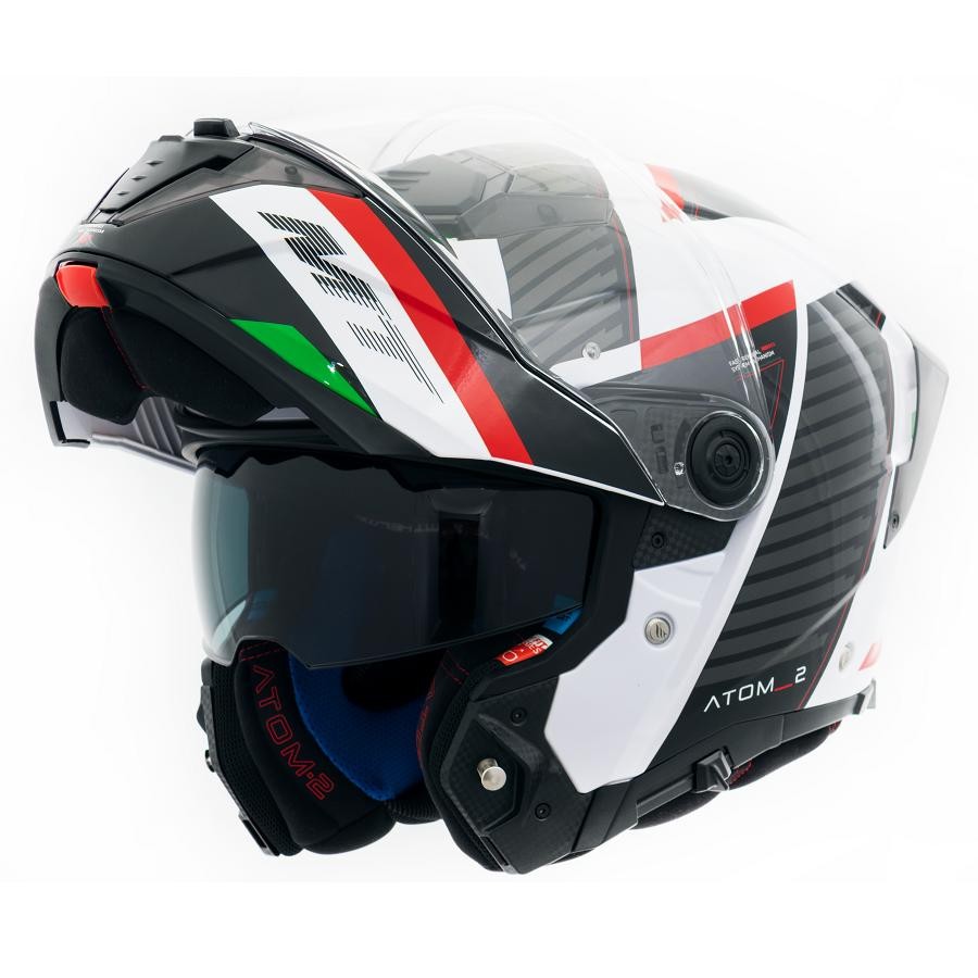 Capacete Articulado MT Atom 2 Robocop Escamoteavel Linking