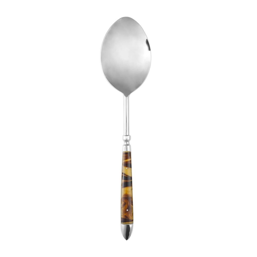 Colher para Servir Wolff de Aço Inox com Cabo de Resina 28cm - Home & Living