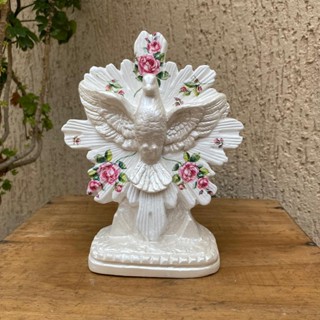 Divino Espírito Santo Decoupage Delicado De Mesa 20cm / Lembrança Batizado em Oferta na Shopee