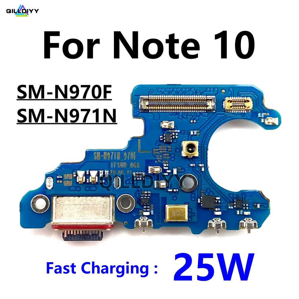 1 Pçs USB Doca Conector Porta De Carregamento Cabo Flexível Para Samsung Galaxy Note 10 N970F N971N 4G 5G Placa Carregad