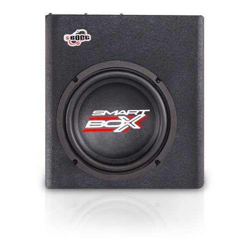 Caixa Amplificada Boog Mini Slim 8 Pol Ativa Som Carro Sub