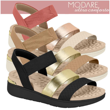 Sandália Feminina Ortopédica Modare Massageador Anabella Birken Conforto em Oferta na Shopee