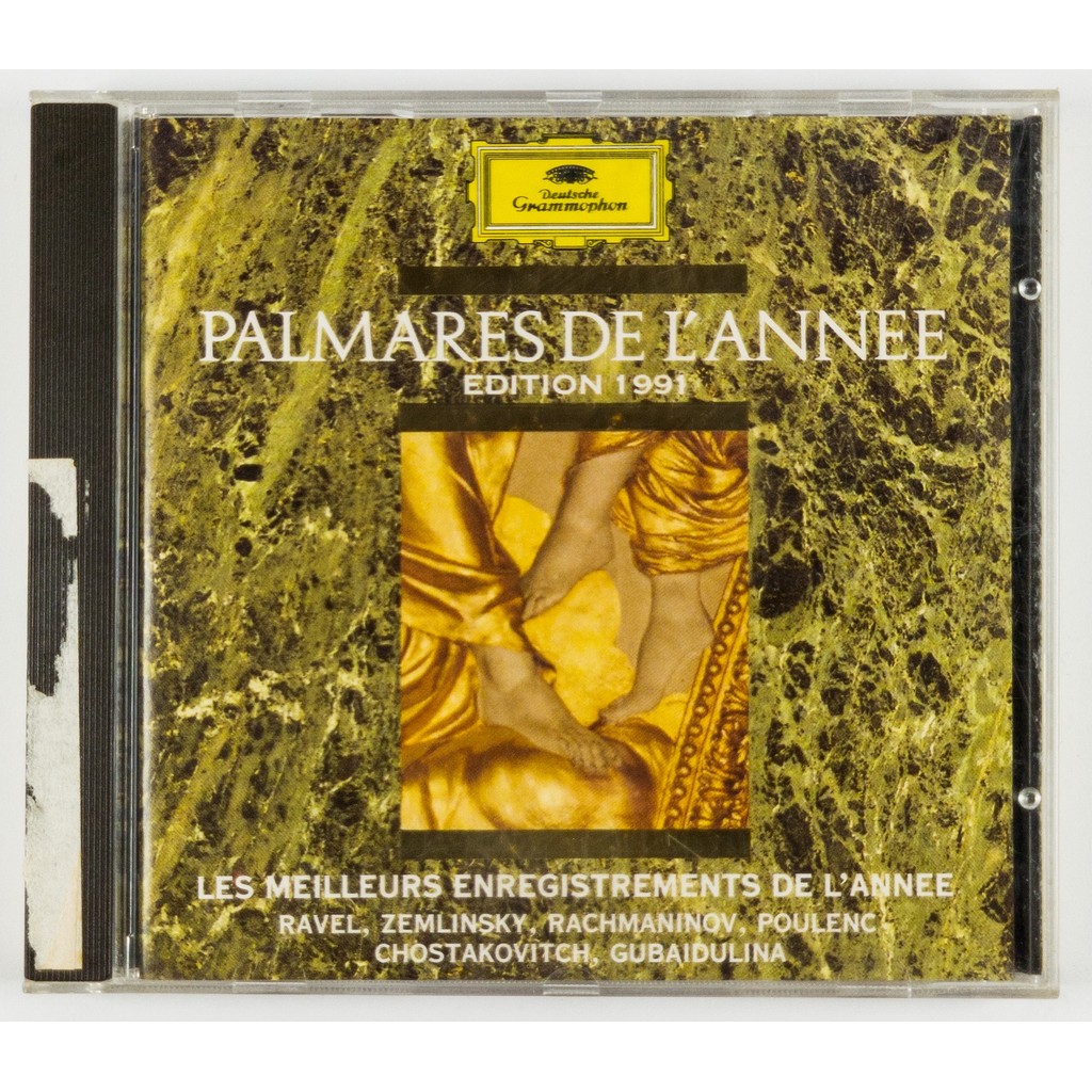 CD Palmares Lannee 1991 Ravel Zemlinsky Poulenc Importado