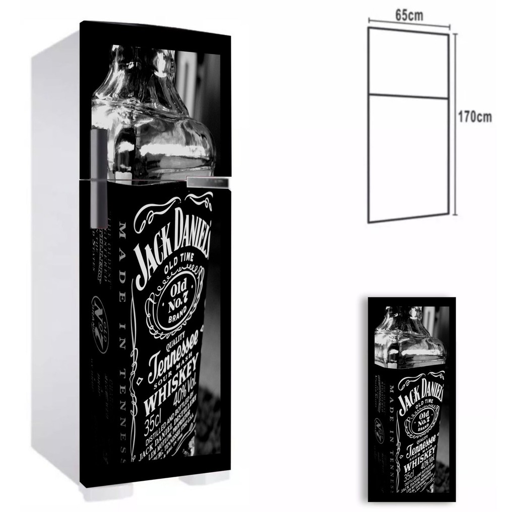 Plotagem Geladeira Jack Daniels: Onde Comprar | BuscaProdutos
