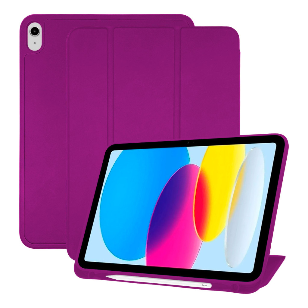 Capa Smart para iPad A16 11ª Geração com Suporte para Caneta Função Sleep/Wake Fecho Magnético e Proteção 360°