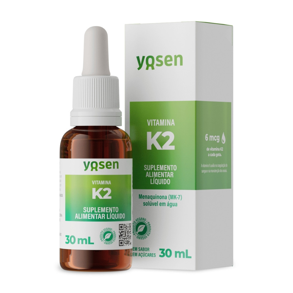 Vitamina K2 Ydrosolv Frasco 30ml Yosen em Oferta na Shopee