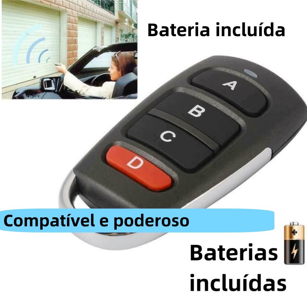 Porta De Controle Remoto Universal 433 mhz Para De Portão Eletrônico PPA GAREN GENNO OMEGASAT