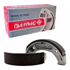 Patim Freio Traseira Cb300 Cg Start Dream Neo Biz 100 Bros 125 150 Twister 250 CG150 Titan CBX250 Twister 0,50 Diafrag