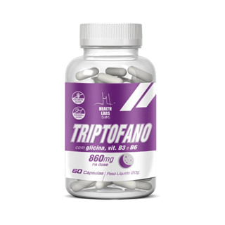 Triptofano 60 Cápsulas - Health Labs em Oferta na Shopee