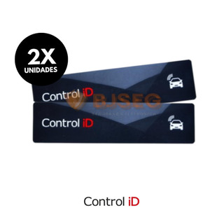 Kit 2 Tags Control ID Etiqueta Adesiva RFID UHF