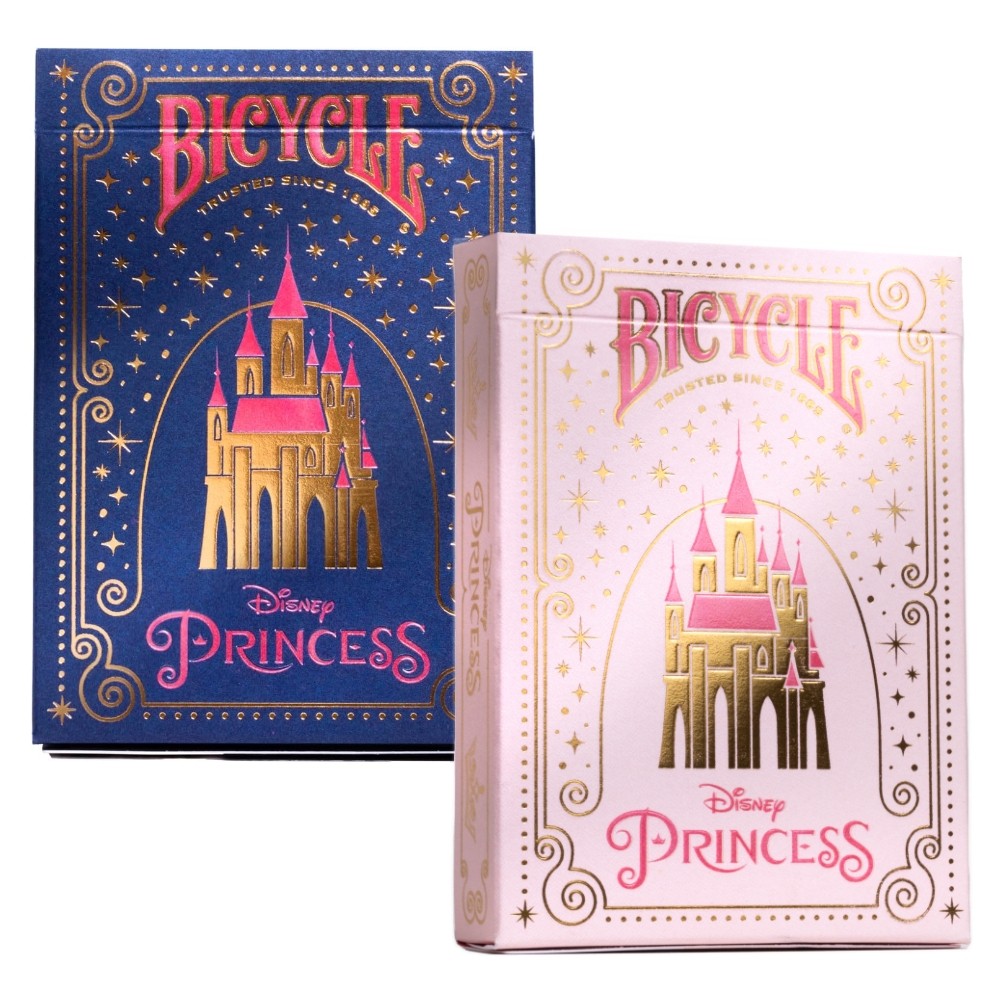 BARALHO BICYCLE PRINCESAS DISNEY 55 CARTAS COPAG PRINCESS CINDERELA MENINA CASTELO COLECIONÁVEL JOGO em Oferta na Shopee