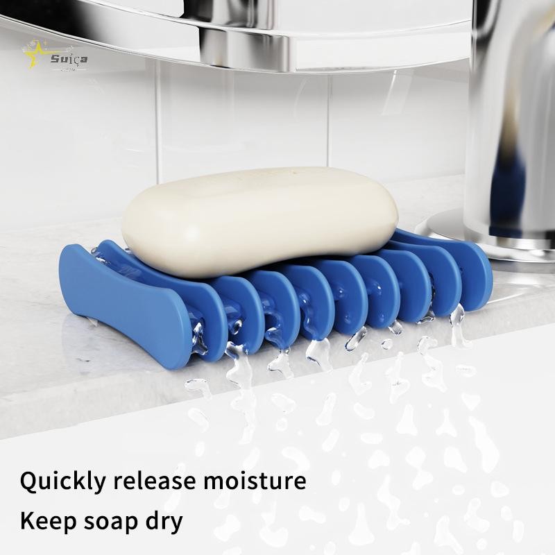 Awhrtwb Perfeito Inovador Fácil De Limpar Silicone Premium Auto Drenagem Saboneteiras Compacto E Suporte De Sabão Novo