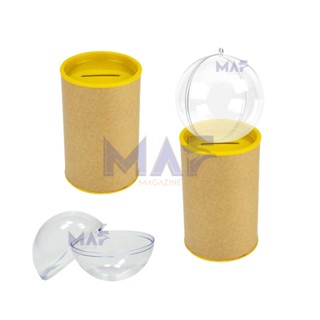 Kit 40 Cofrinho 10x6 40 Esfera Bola Acrilica 6,5cm Luxo Cofre Duplo Lembrancinha Festa Bola Acrilica em Oferta na Shopee