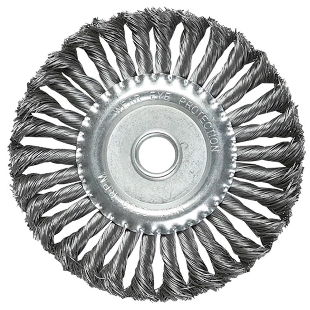 Escova de Aço Circular 175mm Trançada 746369 MTX