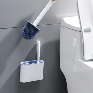 2 em 1  Escova de Silicone para Vaso Sanitário - Base de Banheiro Privada, Alta Eficiência em Oferta na Shopee
