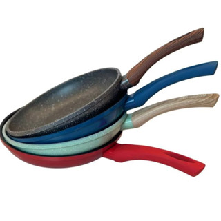 Frigideira 24cm Antiaderente Indução Gás Cerâmica Não Gruda Frita sem Oleo em Oferta na Shopee