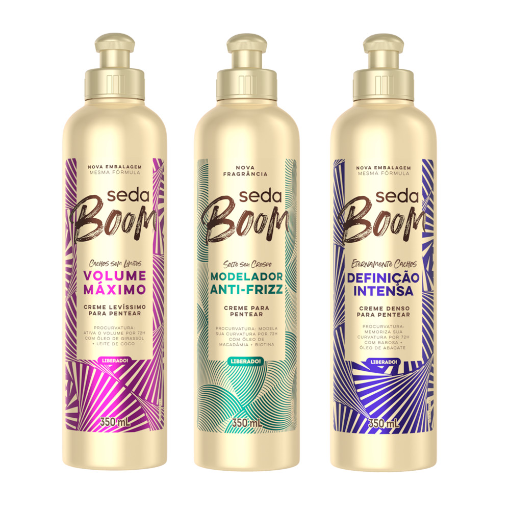Creme De Pentear Seda 350ml Boom