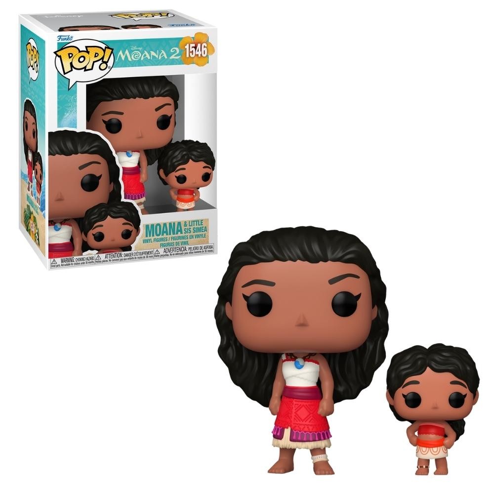 Boneco Funko Pop! & Buddy Disney Moana 2 - Moana e Simea - Hobbies & Collections