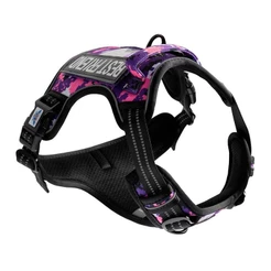 Peitoral para Cachorros Lopetudos EliteGear1, P, Roxo Camuflado, LP-PTEG-PCPRP