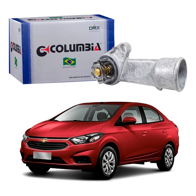 Valvula Termostatica Chevrolet Prisma 1.0 1.4 2017 A 2019 em Oferta na Shopee