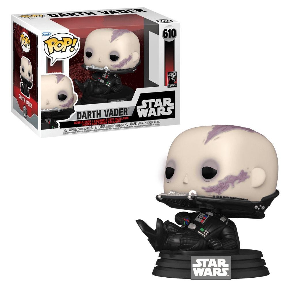 Boneco Funko Pop! Star Wars - Darth Vader Sem Máscara em Oferta na Shopee